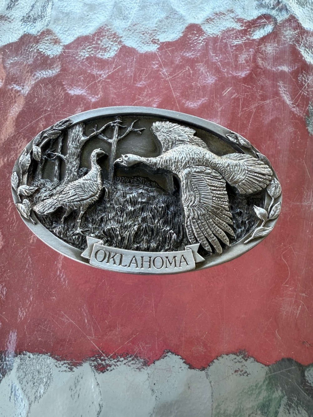 NWT - Oklahoma belt buckle with certificate of registration - Picture 2 of 7
